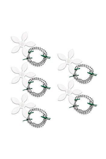 Choice 5Pcs 1/5/10Pcs Flower Shape Shower Drain Sink Remover Hair Filter Chain Hook Catcher Strainer Hair S