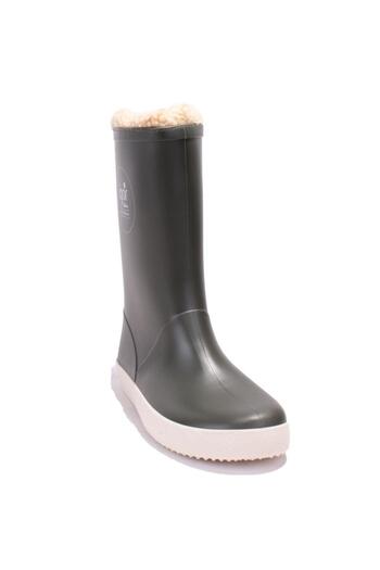 IGOR İgor W10207cn Splash Nautico Borreguito Haki Ortopedik Kürklü Erkek Çocuk Yağmur Çizme