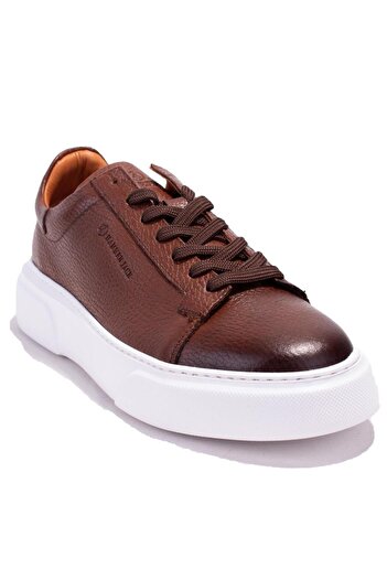 Hammer Jack 8318311 CN Tan Men's Orthopedic Leather Casual Shoes