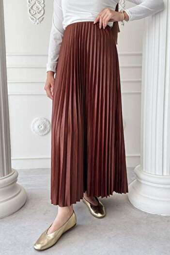 InStyle Πλισέ φούστα μαύρη