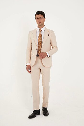 The Tailor Classics Tek Düğmeli Çift Yırtmaçlı Takım Elbise