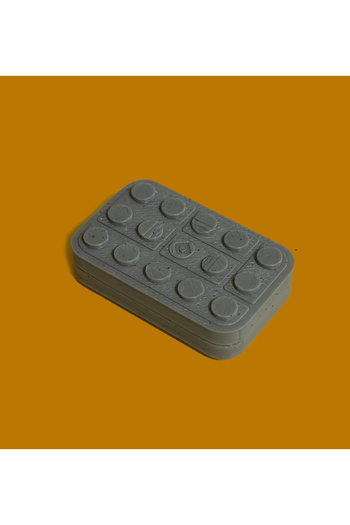 Alfa Tshirt Magnetic Lego New Generation Stress Toy Gray Color – Magnetic Fidget Slider