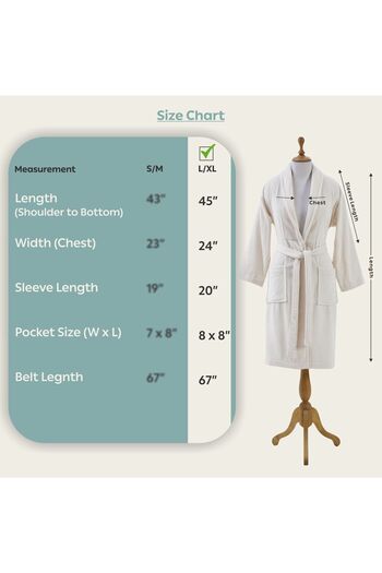 Donetella Unisex Bathrobe 100% Cotton Velour Large & Extra Large, 400 Gsm, Ankle-length With Shawl Collar