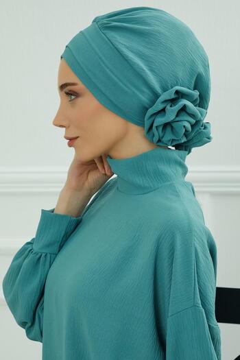 Aisha's Design Aerobin Fabric Ready-Made Turban, Ht-92, Mint Green