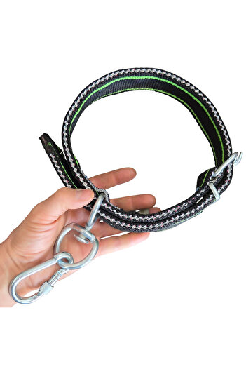 ALETÇANTAM Double Buckle Dog Collar Large Breed 82cm Palaska Kangal Leash with Locking Carabiner