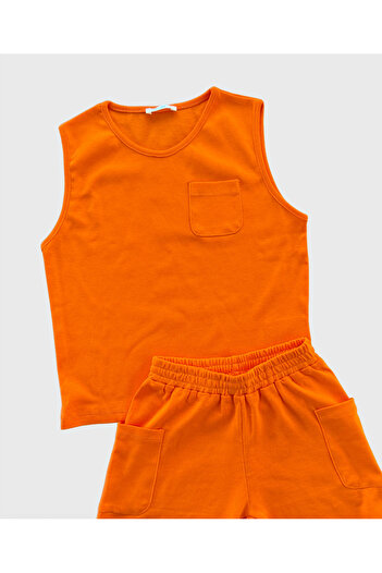 VEKSORA Athlete Short Suit Orange (Age 2-8)