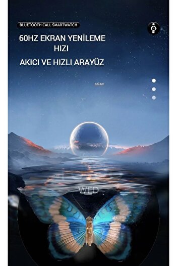 Xiaomi Hey+ GTR Arama Özellikli Akıllı Saat/ 2 Yıl Distribütör Garantili/ Yedek Kordon
