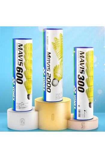 Generic Mavis 600 Premium Badminton Set of 6 Outdoor Nylon Balls