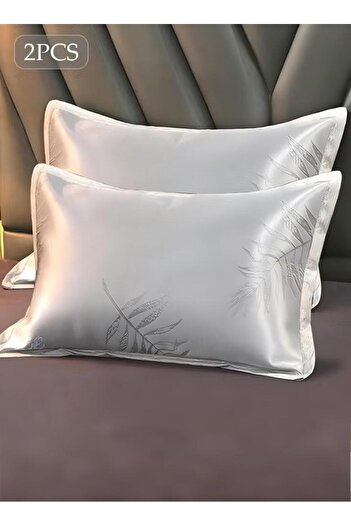 Generic 2PCS Cooling Pillow Cases Luxury Soft Smooth Pillow Covers