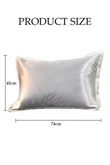 Generic 2PCS Cooling Pillow Cases Luxury Soft Smooth Pillow Covers