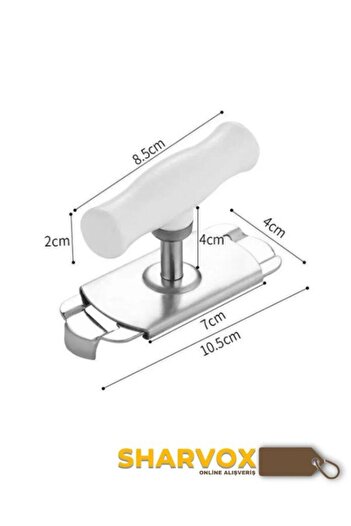 Sharvox Metal Jar Lid Opener – Practical and Durable Lid Opening Device |   Jar and Bottle Opener