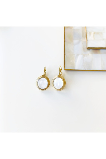 Vesce Atelier Alvin Gold Steel Earrings