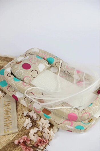 Fun Moment Stylish design mosquito net mattress with sponge for newborns