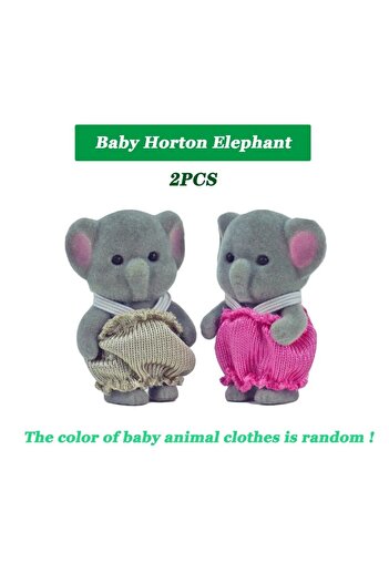 Choice8 KK04 Simulation Forest Animal Baby Toys Rabbit Family Dolls Dollhouse Figures Collectible Toy 4.5CM