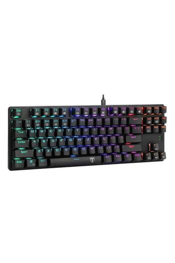 T-DAGGER Mechanical Keyboard Bora, Rainbow Illumination, Black