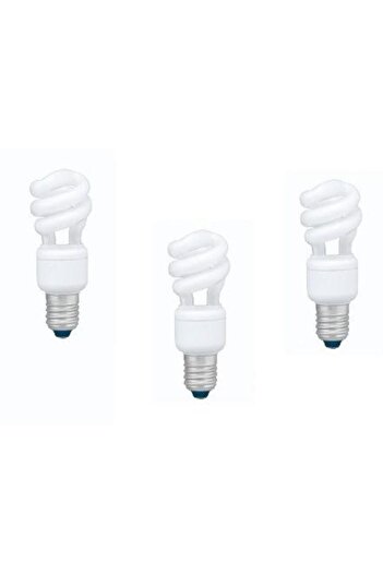PANASONIC Set 3 economic light bulbs EFD8E27HD3E-3, 8W lamp power, equivalent to 45W incandescent