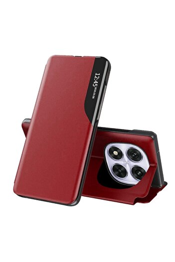 Tim Protective Case for Xiaomi Elegant Rubymi Note 14 Pro 5G/Poco X7, Y49, -Leather, Elegant Ruby