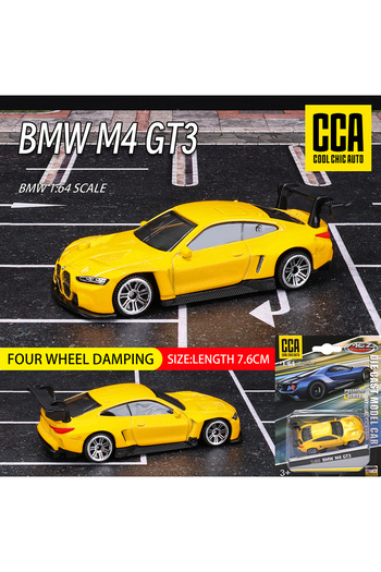 Choice6 BMW M4 GT3 CCA MSZ 1:64 Volkswagen Audi Exquisite hanging model classic car static car model alloy d
