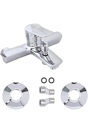 Reef LOTUS Shower Mixer Faucet – Chrome, Single Lever Bath Tap with Handheld Shower, Water-Saving