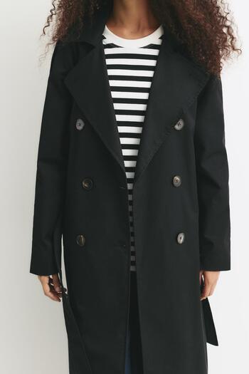 Pull & Bear Kemerli trençkot