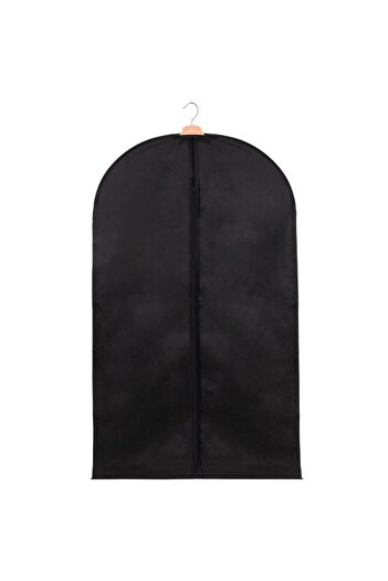 SERSIMO Set of 5 clothes transport covers, on hanger, waterproof, black, 60x90 cm