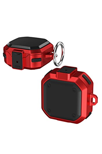 O Ozone Armor Case For Samsung Galaxy Buds FE/Buds 2 Pro/Buds 2/Buds Pro/Buds Live Case -Red