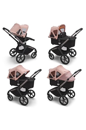 Bugaboo Capotina cu extensie plasa insecte Fox 5 Fox Cub Lynx Morning Pink