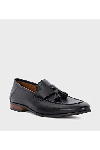 Dune London MEN'S-SUPREMECIES-BLACK-LEATHER-44