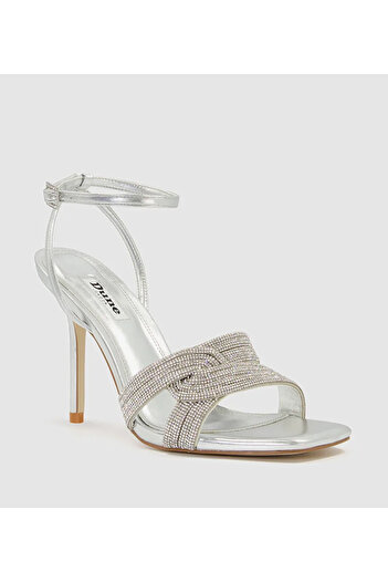 Dune London WOMEN'S-MARILYN-SILVER-SYNTHETIC-41