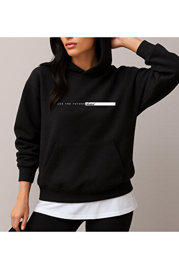 uyguntarz Unisex Future Printed Oversize Sweatshirt
