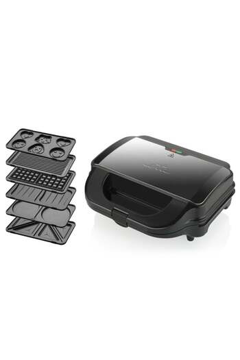 ETA Sandwich maker 6 in 1, Sorento Plus 5151, 900 W, stainless steel, 6 types of removable plates