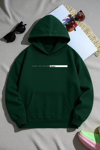 uyguntarz Φούτερ Unisex Future Printed Oversize