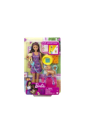mattel Barbie Pup Adoption pet doll