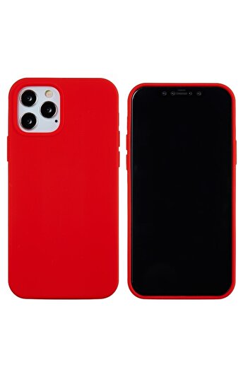 GERICOM Protective Case Compatible with Huawei P40 Lite Liquid Silicone Case Red
