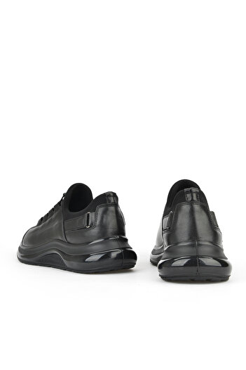 Ziya , Ανδρικό Sneaker από γνήσιο δέρμα 153423Z703 Μαύρο
