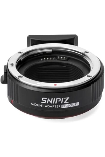 Generic SNIPIZ EF-EOS R1 Lens Adapter Auto-Focus Lens Mount Converter Ring Adapter Compatible with Canon EF/