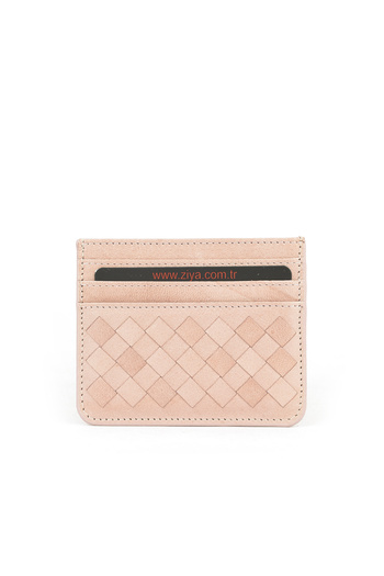 Ziya , Unisex Genuine Leather Card Holder 1539852Z06 Powder