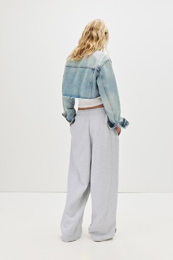 Pull & Bear Barrel kesim eşofman pantolon