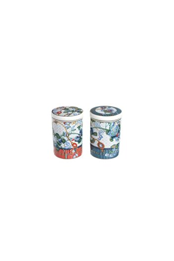 Lucky Art Luckyart Chantelle Bone 2-Piece Jar Set 13cm