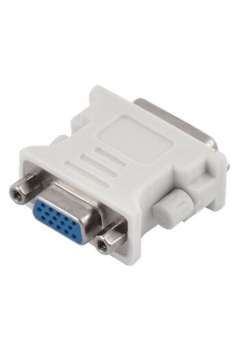 Diversi Producatori DVI 24+5p male to VGA female adapter, white