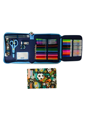 Vest Football Goal 36 Piece Painting Set Pencil Bag