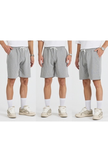 pandy Unisex Regular Striped Fit 3 Pack Shorts & Bermuda