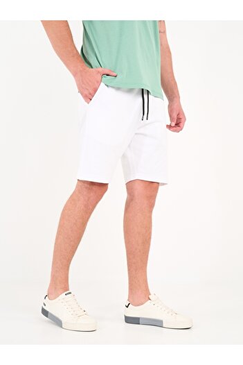 KVL by KENVELO Men's sports Bermuda shorts with logo