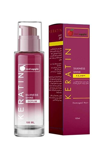 Red Apple Keratin Hair Serum for Silky Shiny Hair 100ml