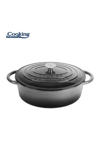 Heinner Semioala fonta ovala emaila HR-ZVC-S29OV, 37 x 29 x 15 cm, 9L (Gri)