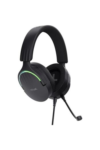 Trust Căști de gaming GXT 490P Fayzo, Surround 7.1, Bandă reglabilă, Iluminare LED, Microfon (Negru)