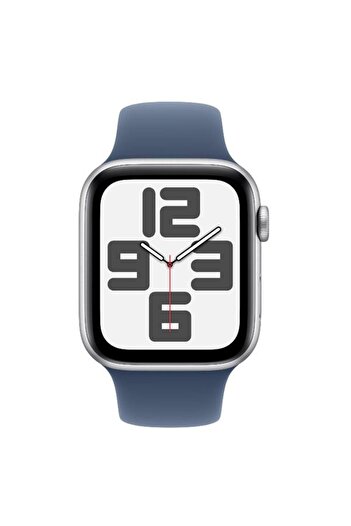 Apple Ceas inteligent SE (2024), GPS, Cellular, Carcasă din aluminiu argintiu 44 mm, ecran LTPO OLED, 32