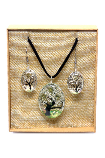 OEM Pressed Flowers - Tree of Life Set - White
