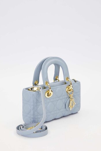Levidor Blue Chain Strap Accessory Handbag