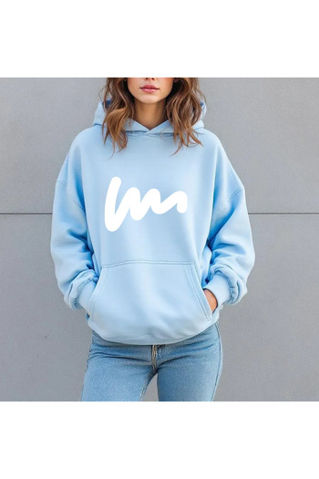 uyguntarz Φούτερ Unisex W με στάμπα Oversize